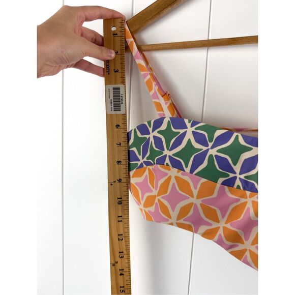 Anthropologie Josie Bikini Top Modest Modern Geometric Size M - Picture 5 of 10